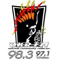 OKRFM logo with freq